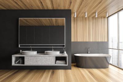 Richten Sie Ihr Bad im minimalistischen Stil ein